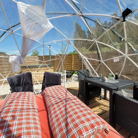 Fichtel-bubble Gegen Aufpreis Mit Hot Tub Und Sauna Luksustelt Hohenberg an der Eger