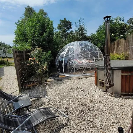 Fichtel-bubble Gegen Aufpreis Mit Hot Tub Und Sauna Luksustelt *