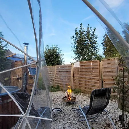 Luxury tent Fichtel-bubble Gegen Aufpreis Mit Hot Tub Und Sauna *