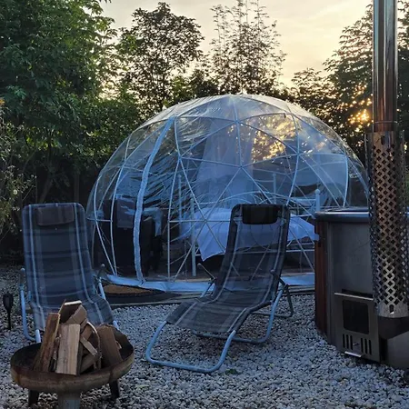 Luxury tent Fichtel-bubble Gegen Aufpreis Mit Hot Tub Und Sauna *