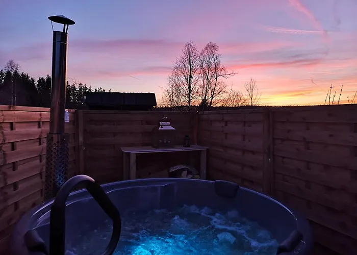 Campo de lujo Fichtel-bubble Gegen Aufpreis Mit Hot Tub Und Sauna *