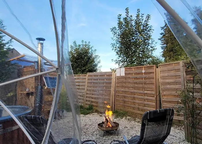 Campo de lujo Fichtel-bubble Gegen Aufpreis Mit Hot Tub Und Sauna *
