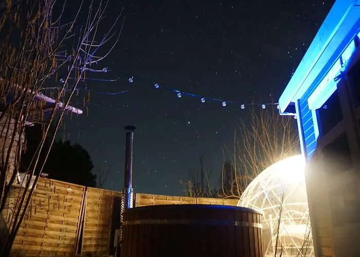 Campo de lujo Fichtel-bubble Gegen Aufpreis Mit Hot Tub Und Sauna