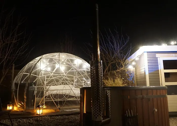 Campo de lujo Fichtel-bubble Gegen Aufpreis Mit Hot Tub Und Sauna *