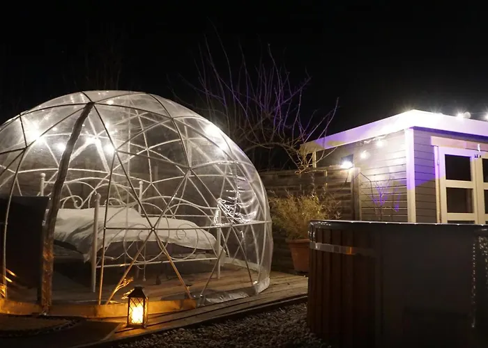 Campo de lujo Fichtel-bubble Gegen Aufpreis Mit Hot Tub Und Sauna Hohenberg an der Eger